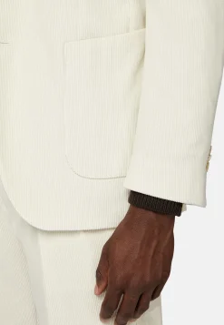 Vestes-Boggi Milano Veste En Velours De Coton Crème