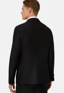 Vestes-Boggi Milano Veste De Smoking e En Laine Avec Revers En Pointe Noir
