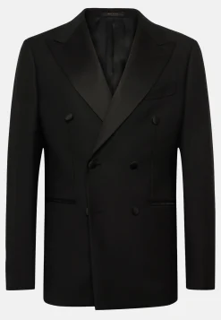 Vestes-Boggi Milano Veste De Smoking e En Laine Avec Revers En Pointe Noir