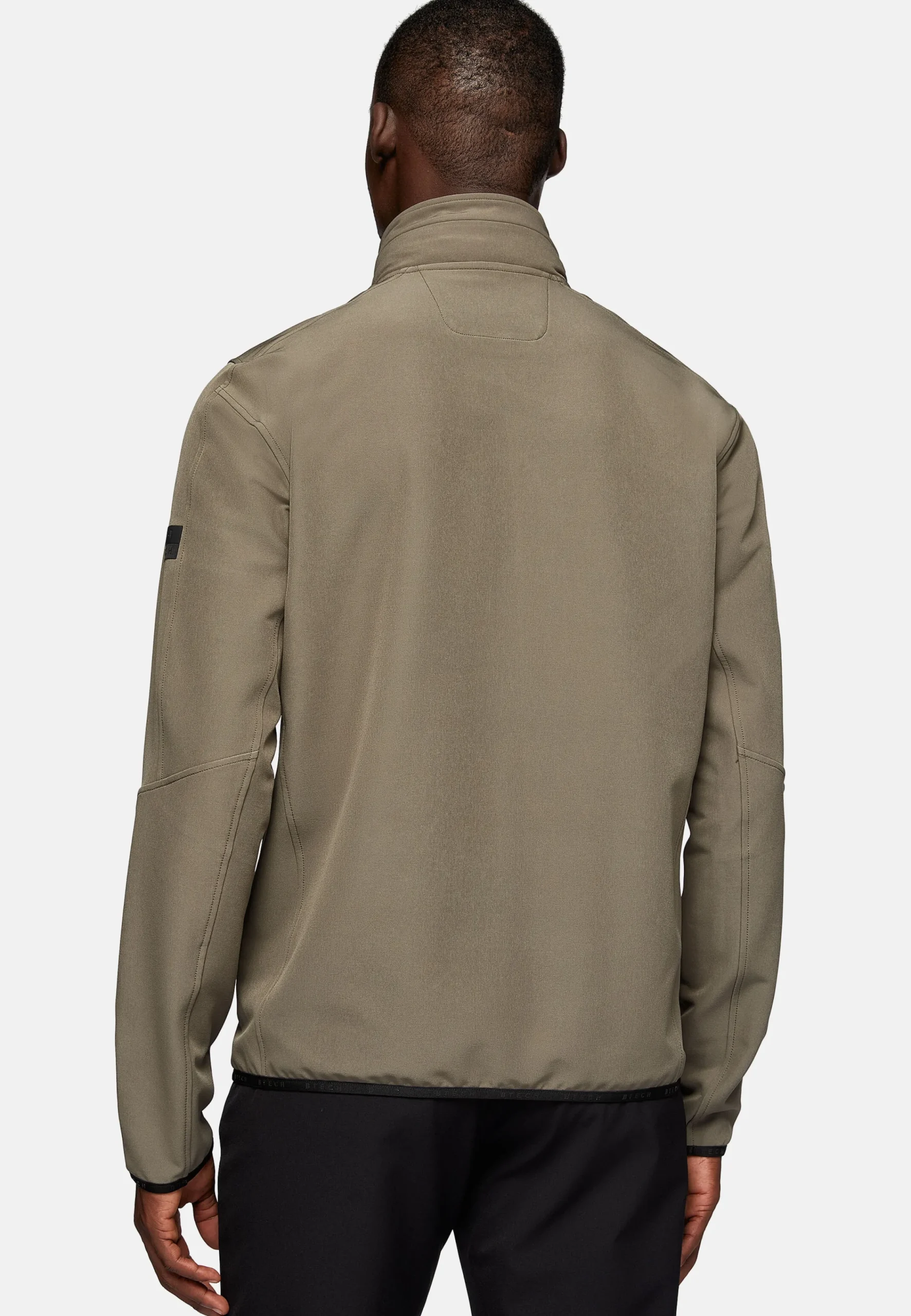 Blousons-Boggi Milano Veste En Nylon Extensible Military Green