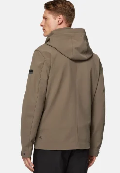Blousons-Boggi Milano Veste En Tissu Technique Recyclé B Tech Taupe