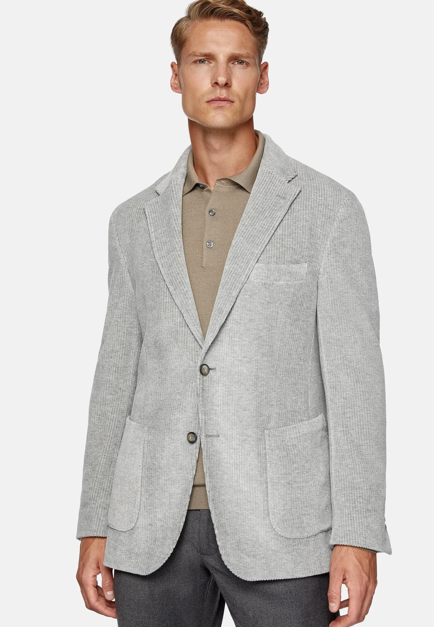 Vestes-Boggi Milano Veste En Velours Light grey