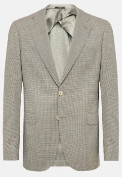 Vestes-Boggi Milano Veste Gris Tourterelle En Laine Extensible Taupe