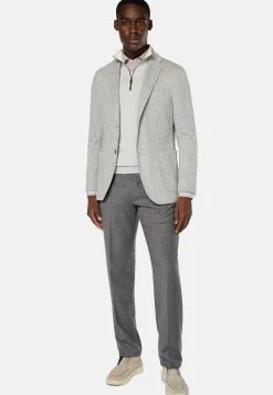 Vestes-Boggi Milano Veste e B Jersey En Coton Mélangé Gris