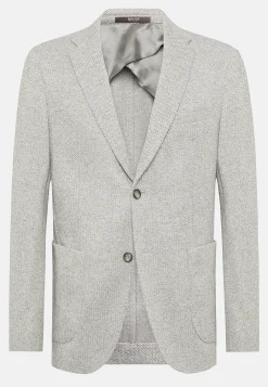 Vestes-Boggi Milano Veste e B Jersey En Coton Mélangé Gris