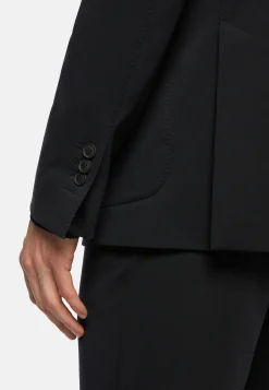 Vestes-Boggi Milano Veste Noire En Nylon Stretch B Tech