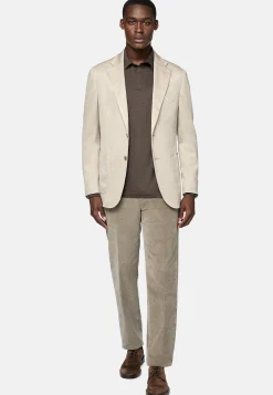 Vestes-Boggi Milano Veste Sable B Jersey En Coton Cachemire Et Tencel