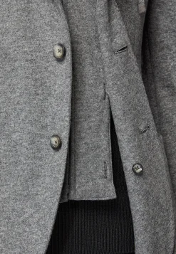 Vestes-Boggi Milano Veste Sweat-Shirt Madison e En Laine Cachemire Gris